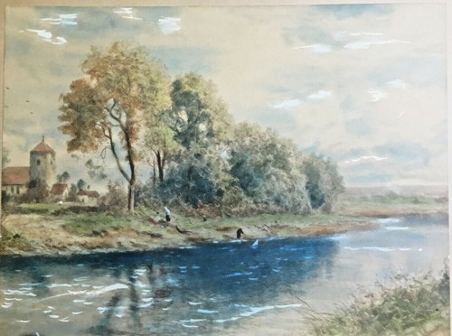 Vintage water color - vintage, ~