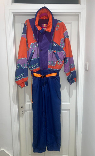 Retro ski suit vintage - retro,