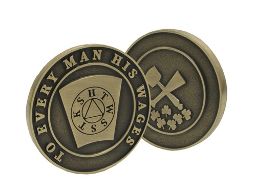 Masonic token mark penny - -, ​mark