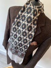 VINTAGE mens Beige paisley