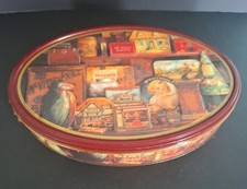 McVities Biscuit Tin Vintage Late 90s Oval Embossed Collectible