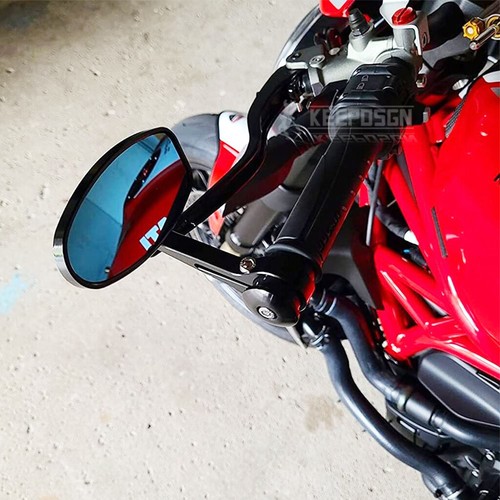 Motorcycle handle bar - handle, end
