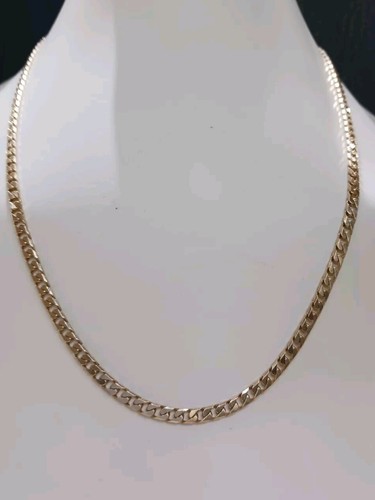 Solid yellow gold curb - yellow,