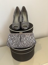 Menbur Women’s Grey Satin &