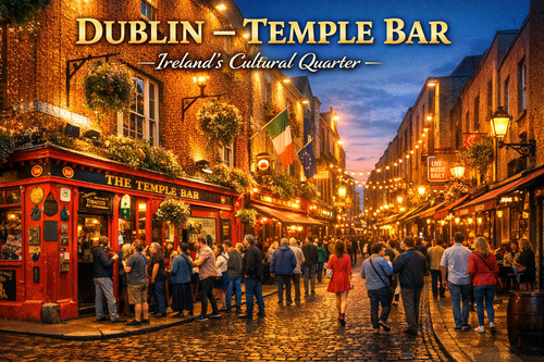 Dublin temple bar fridge - temple,