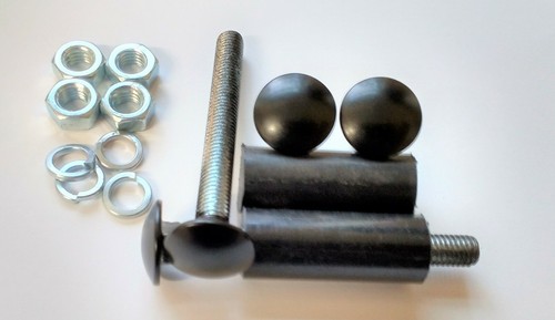 Black bumper bolts - bolts, escort