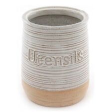 Naturals Stoneware Utensil Jar