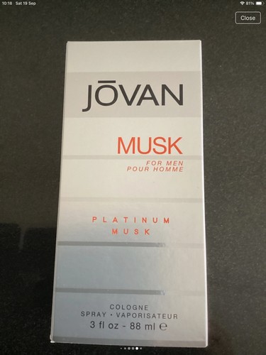 Jovan platinum musk for - jovan,