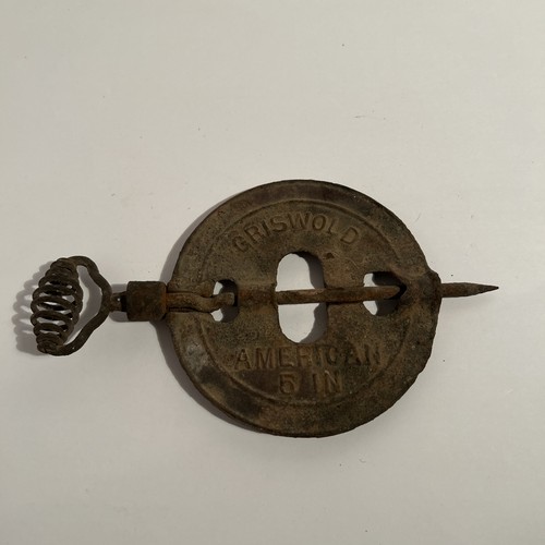 Griswold inch cast iron - griswold,