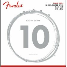 Electric Guitar Strings, Nickel Plated Steel Ball End, .010-.046 Fender