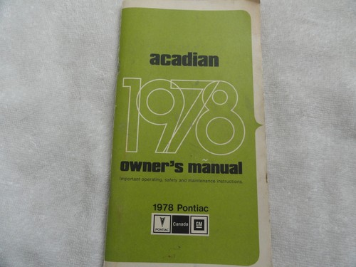 1978 pontiac acadian - 1978,
