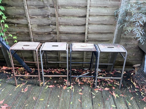 Vintage school lab stools - vintage,