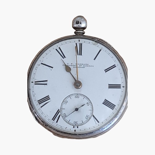 Antique silver fusee pocket - antique,