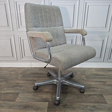 Vintage Swivel Office Chair Norwegian Ring Mekanikk – Retro Mid Century Scandi