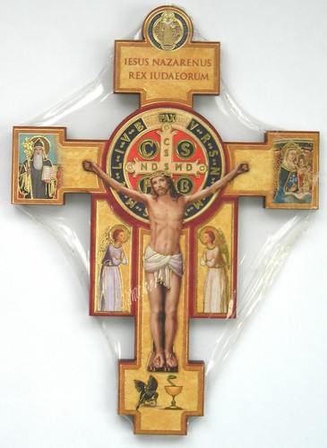 Benedict wood cross or - st,