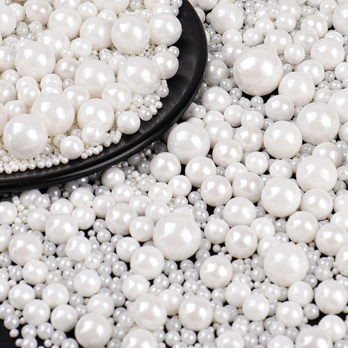 Edible pearls for cake - edible,