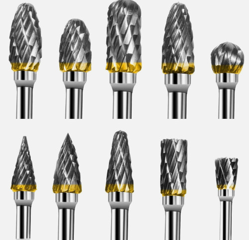 Pcs tungsten carbide burr - 10,