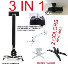 UNIVERSAL PROJECTOR CEILING WALL MOUNT BRACKET TILT EXTENDABLE FOR EPSON HITACHI