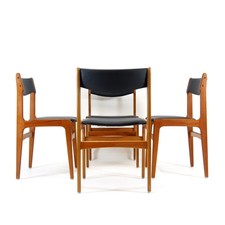 Set of 4 Retro Vintage Danish