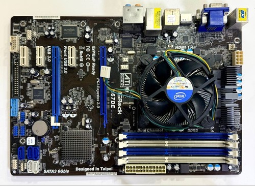 Asrock h67de motherboard - asrock, with