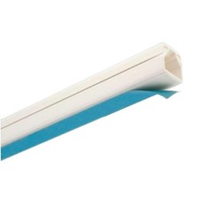 SELF ADHESIVE ELECTRICAL TRUNKING WIRE CONDUIT PLASTIC TV CABLE 16 X 16 MM 1M S