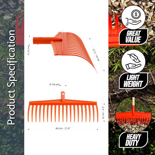 Heavy duty garden rake 19 - heavy-duty,