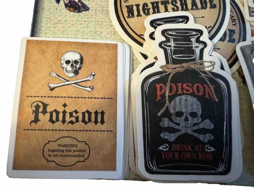 Halloween poison bottle - halloween,
