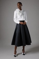 Coast Black Midaxi Skirt