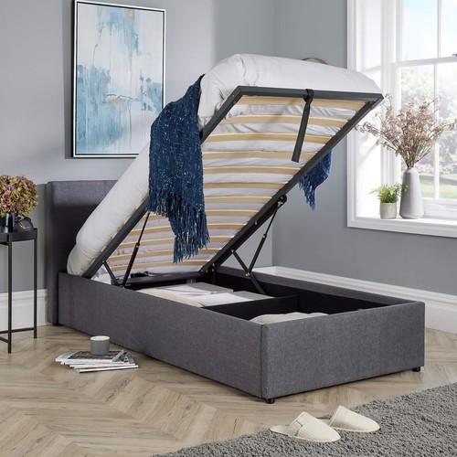 Ottoman single storage bed - single,