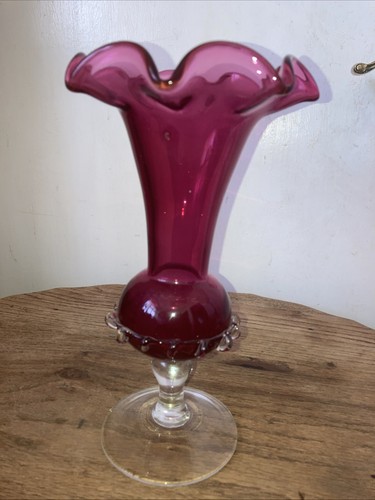 Vintage cranberry clear - cranberry/,