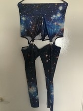 Black Milk Galaxy Suspenders