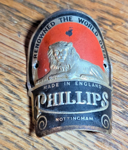 Vintage phillips head badge - vintage,