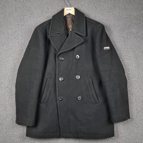 Gas pea coat mens small - coat,
