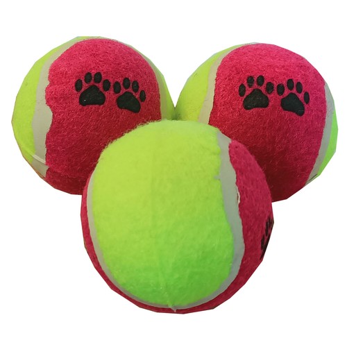 Dog tennis balls - tennis, (3