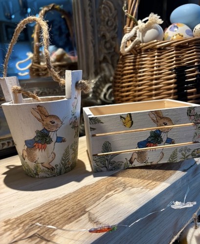 Hand made wooden decoupaged - wooden,