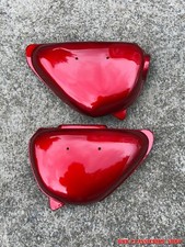 Honda CB100 CL100 CB125 CB125S Red Side Cover  LH& RH // A Pair