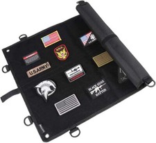 Foldable Tactical Patch Display Board Military Storage Army Wall Holder Loop