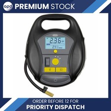 Ring RTC6000 Cordless Digital Tyre Inflator Pump 12V/230V + Adaptors