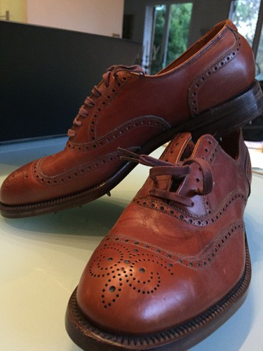 Vintage all leather golf shoes