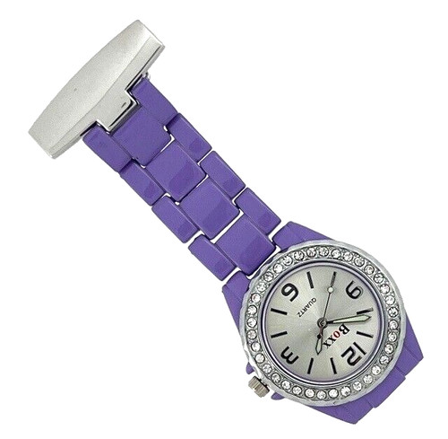 Purple diamante crystal bezel - diamante,