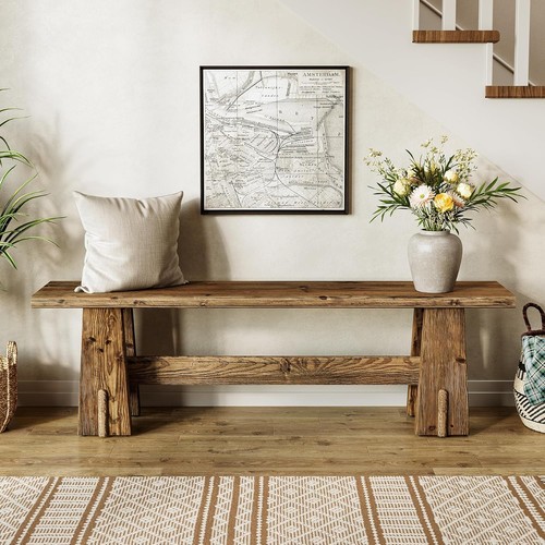 150cm solid wood bench - wood,