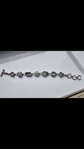 925 silver moonstone - silver, bracelet