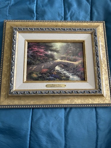 Thomas kinkade bridge faith - thomas, of