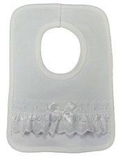 Baby BIB Frilly Popover BOW