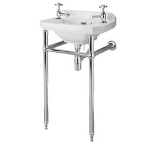 Hudson Reed Richmond Adjustable Washstand 500-560mm Wide Basins - Chrome