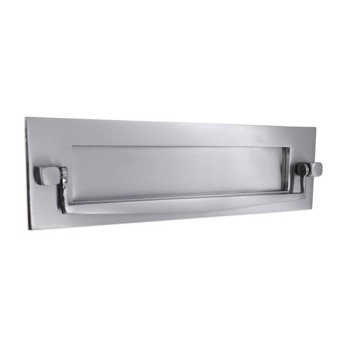 Letter plate with door knocker - plate,