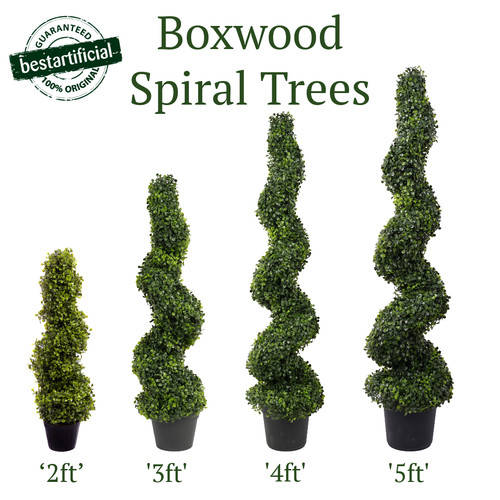 Best artificial spiral boxwood - best,