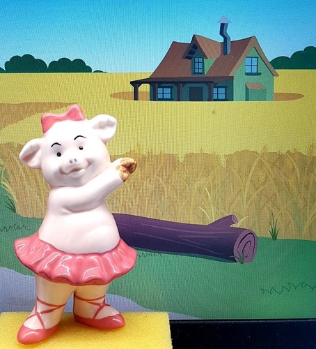 Novelty ceramic pig figurine - novelty,