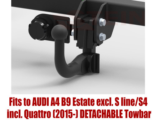Detachable tow bar for audi - for, a4