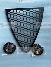 Griglia Anteriore Nido D'Ape + 2 LOGHI Alfa Romeo 147 2ª Serie (2004-2011) Scudo